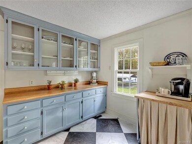 Modern Farmhouse Kitchen with painted cabinets, up