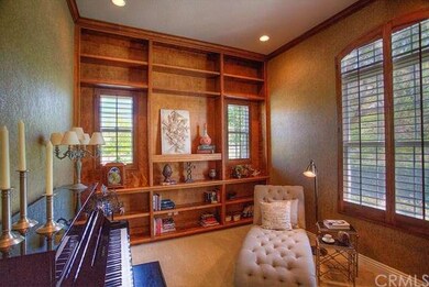 Office/Library with View from all Windows
