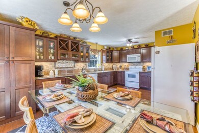 Nice open kitchen space with custom cabinets!