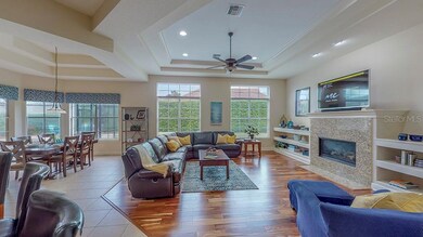 Family room and breakfast nook.