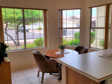 Eating area in kitchen