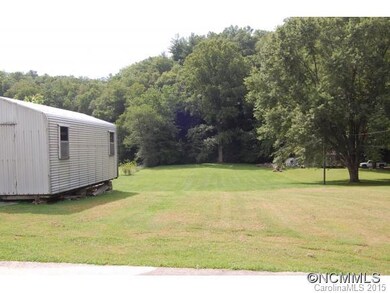 Big yard with storage shed