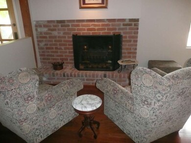 WOOD BURNING FIREPLACE IN LIVING ROOM