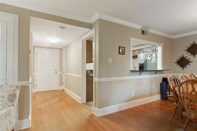 Nice private entry with bamboo floors and kitchen