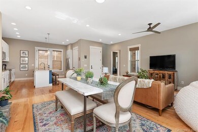 Open floor plan with ten foot ceilings on the main