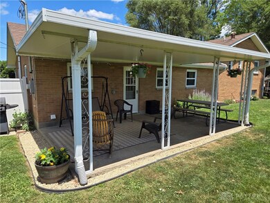 18x10 Covered Patio with exterior outlets