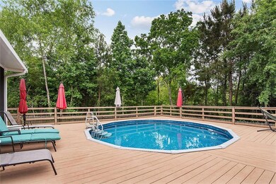 Back Deck with Above-Ground Pool