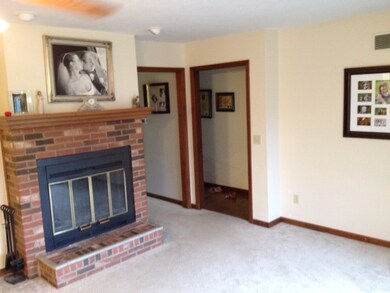Great Room with access to the Hall Entry with Hard