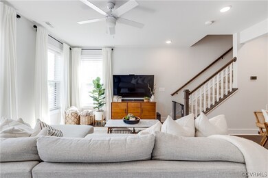 Casual living area view from the front door.