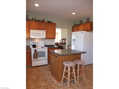 Kitchen with new countertops and pantry!