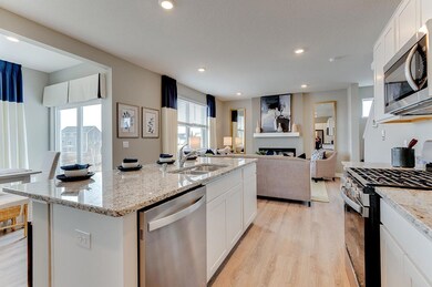 Open concept at it's finest, this home is great for hosting or just hanging out. *Staged Model photo, actual selections and options may vary.