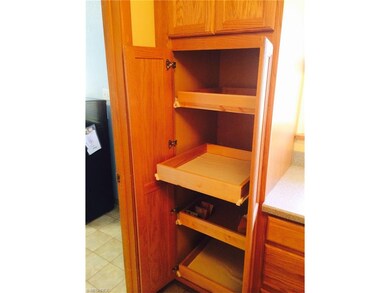 Pull out drawers in the large pantry
