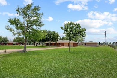 This photo showcases a spacious property with a si