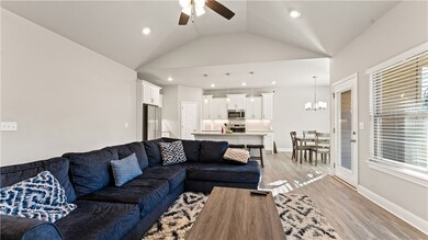 Livingroom into Kitchen (Open Floor plan)