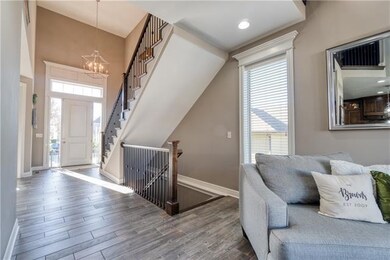 Stairs to full unfinished basement