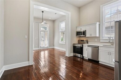 Kitchen looking into Living Room