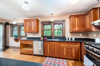 Kitchen Features Gorgeous Cabinets with Crown Molding