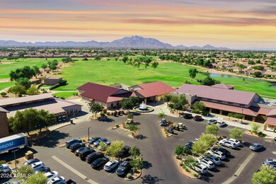 Aerial view of main clubhouse area
