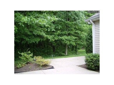 Double patios nestled against wooded areas are ver