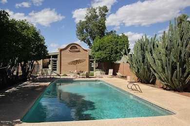 Cool, blue community pool