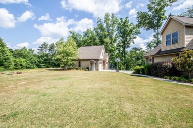 Back yard - garage
