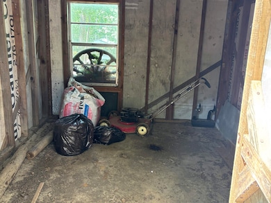 Detailed view of concrete flooring