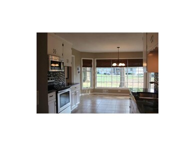 Beautiful bay window looking out to the backyard!