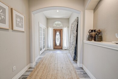 Spacious entryway.