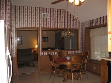 Vaulted Ceiling. Eat-In Kitchen with Pantry