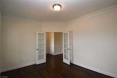 Study with French doors