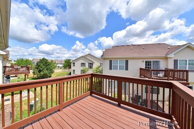 Spacious deck for outdoor dining or relaxing with 
