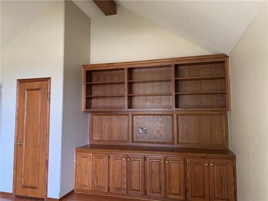 Another view of the study, showing the bookcases a