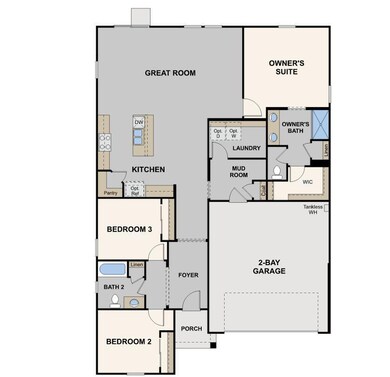 Live Oak, Clover Floorplan, Right Swing,