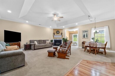 Also comes with beautiful tray ceiling and recessed lighting.