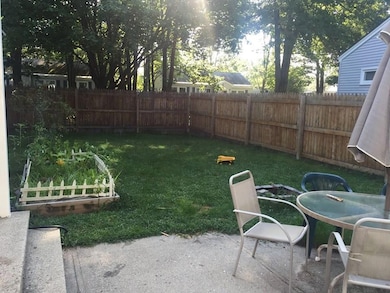 Great fenced in backyard with small...