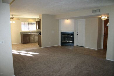 Fireplace in living room