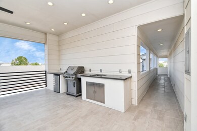 3rd floor sky terrace equipped with a TV, grill, m
