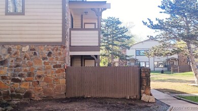 Walkway to corner unit