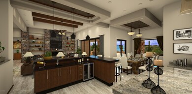 Wet Bar and Dining