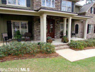 Sitting areas on either side of the front porch