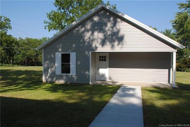 Rear covered porch