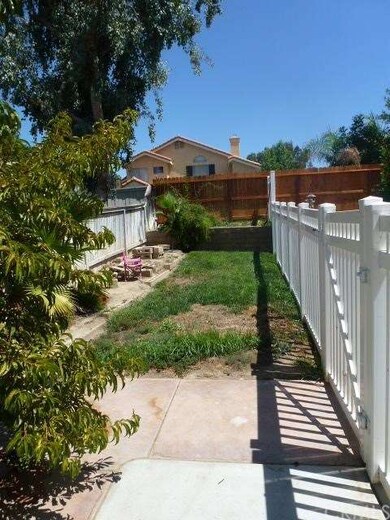Separate grass area