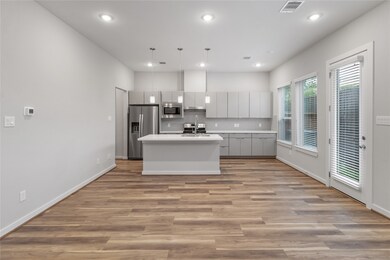 Enough space to place a dining room table next to