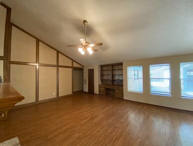 Another view of family room, showing the building-