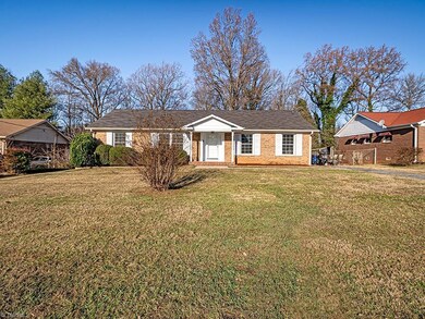Driveway looking to home