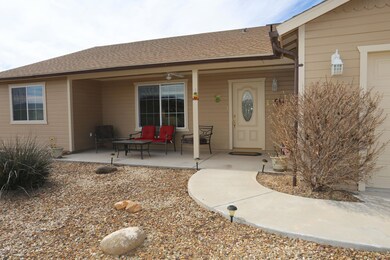 Walkway up to front of house