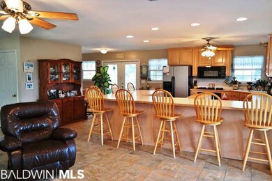 View of Kitchen bar area from the family room