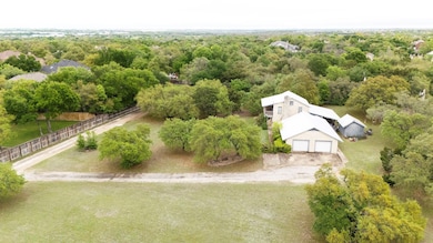 Bird's eye view featuring a wooded view