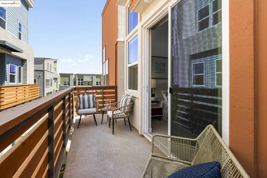 Balcony with a residential view