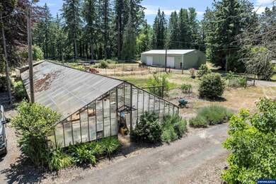 Greenhouse and shop